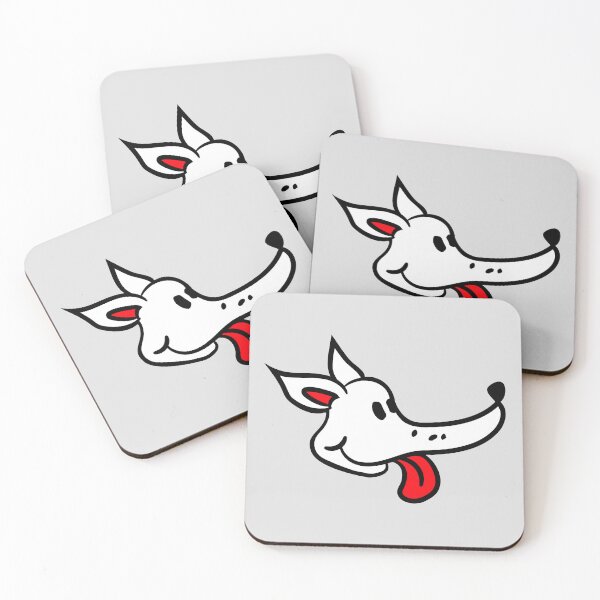 Item preview, Dog Face Funny Cute Tongue Sticking Out Head Comic Cartoon designed and sold by shirt-o-mat.