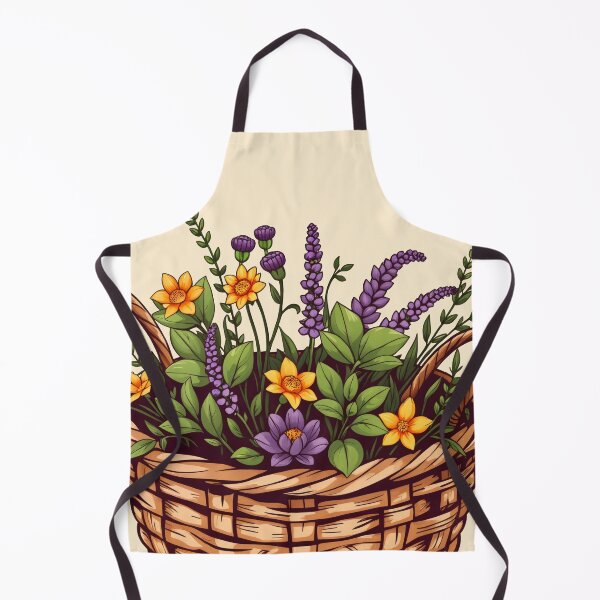 Item preview, Basket of flowers and herbs designed and sold by BestRebel.