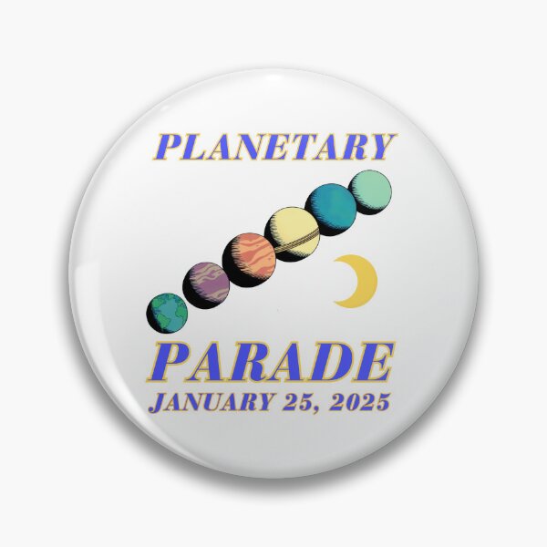 Item preview, Planetary Parade January 25, 2025: Rare Celestial Alignment Event  designed and sold by elynne9.