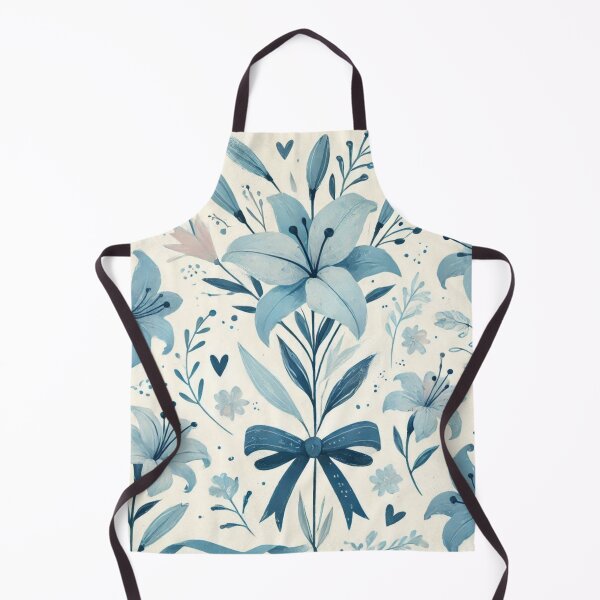 Item preview, Vintage Lilies & Bows Pattern designed and sold by Dollette Heaven.