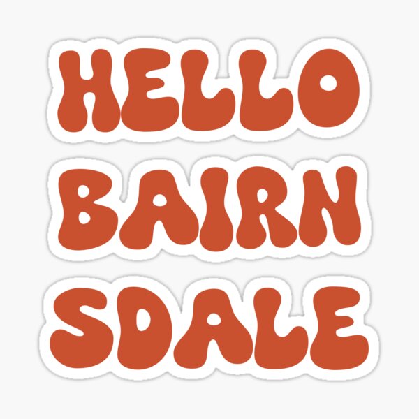 Item preview, Hello Bairnsdale Retro Typography Design designed and sold by RM-Journey.
