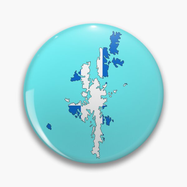 Item preview, Shetland Islands Map with Flag designed and sold by Havocgirl.