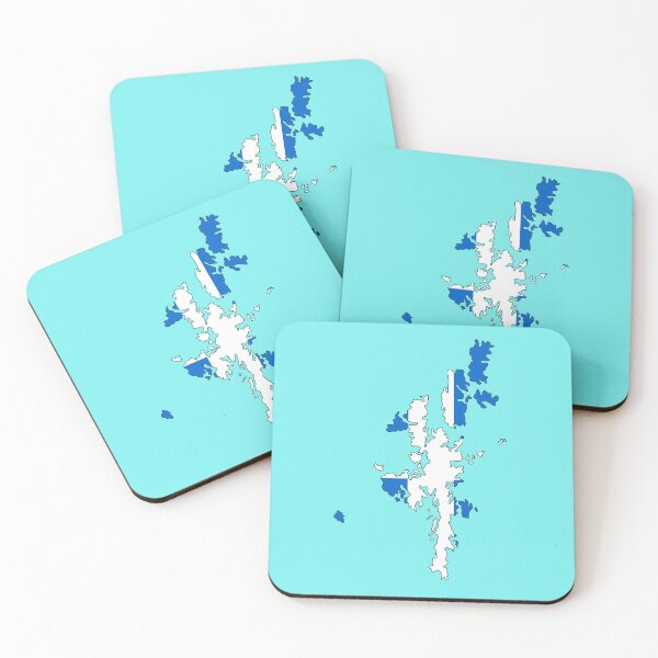 Item preview, Shetland Islands Map with Flag designed and sold by Havocgirl.