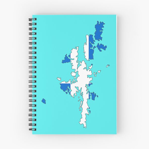 Item preview, Shetland Islands Map with Flag designed and sold by Havocgirl.