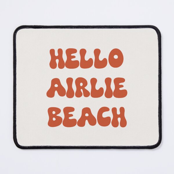 Item preview, Hello Airlie Beach Retro Typography Design designed and sold by RM-Journey.