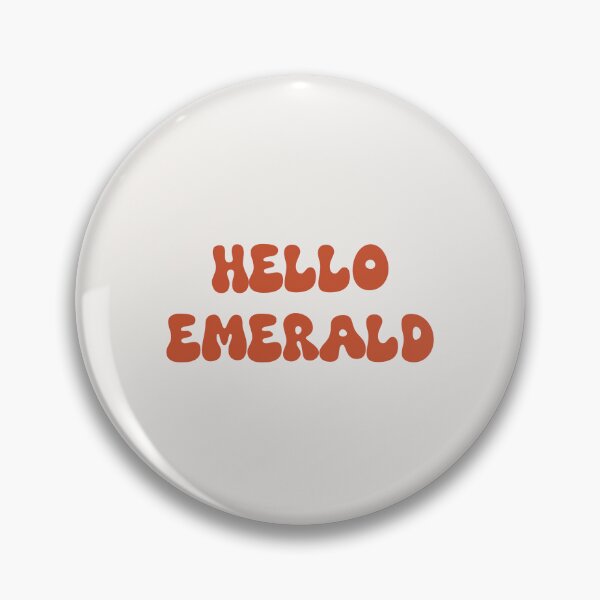 Item preview, Hello Emerald Retro Typography Design designed and sold by RM-Journey.