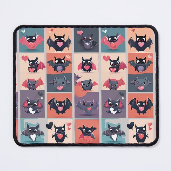Item preview, Made of Love Bat kawaii, Batzilla, sweet bat, cute bat, cute, designed and sold by GOLDENGARDENART.