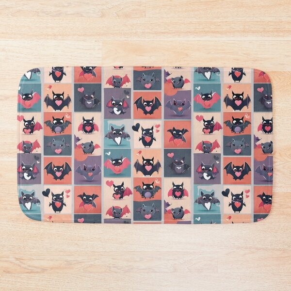 Item preview, Made of Love Bat kawaii, Batzilla, sweet bat, cute bat, cute,  designed and sold by GOLDENGARDENART.