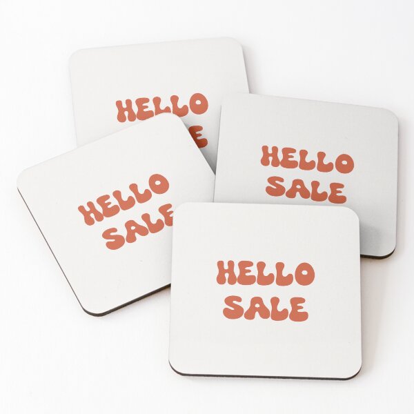 Artikelvorschau, Hallo Sale Retro Typografie Design entworfen und verkauft von RM-Journey.