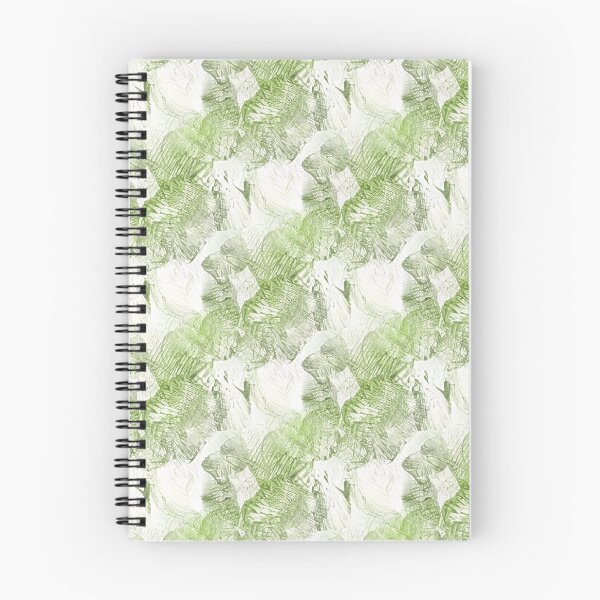 Item preview, Abstract Floral Pattern in Green and White designed and sold by Artistestella.
