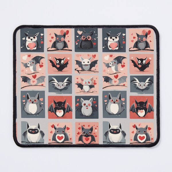 Item preview, Of Love Bat kawaii, Batzilla, sweet bat, cute bat, cute,  designed and sold by GOLDENGARDENART.