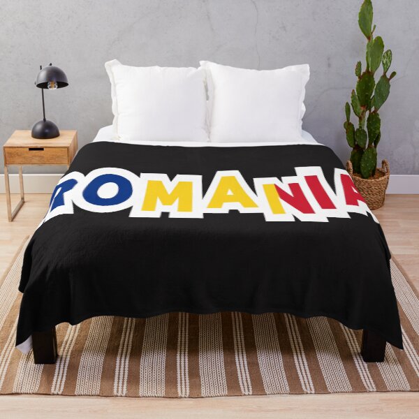 Item preview, Romania Font with Romanian Flag designed and sold by Havocgirl.