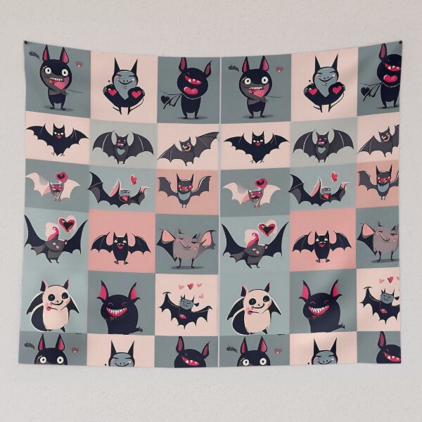 Item preview, Love Bat , Batzilla, sweet bat, cute bat, cute,  designed and sold by GOLDENGARDENART.