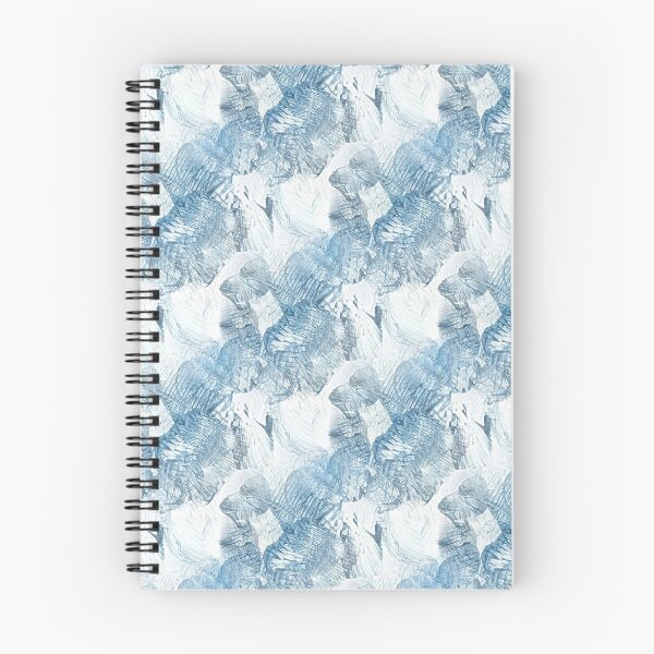 Item preview, Abstract Floral Pattern in Blue and White designed and sold by Artistestella.
