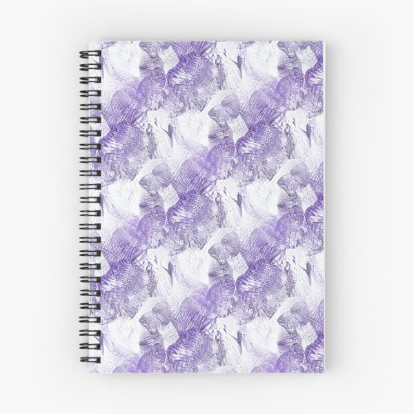 Item preview, Abstract Floral Pattern in Purple and White designed and sold by Artistestella.
