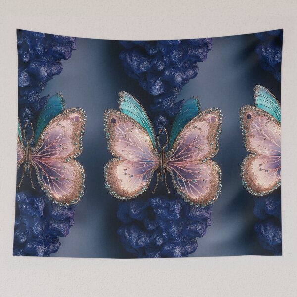 Item preview, Gem-Like Butterfly Valentine's Day Artwork designed and sold by yinyuecreation.