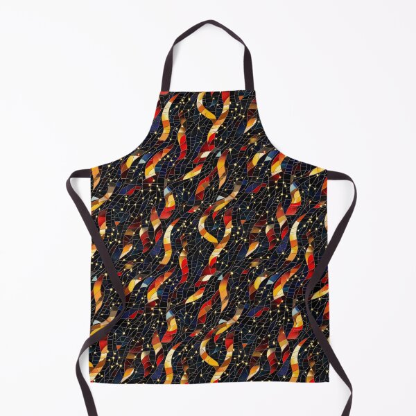 Item preview, Golden Flames: Abstract Mosaic Art designed and sold by OneMillionSpot.