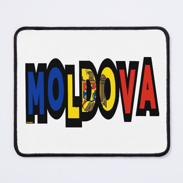 Item preview, Moldova Font with Moldovan Flag designed and sold by Havocgirl.