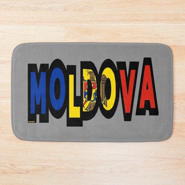 Item preview, Moldova Font with Moldovan Flag designed and sold by Havocgirl.
