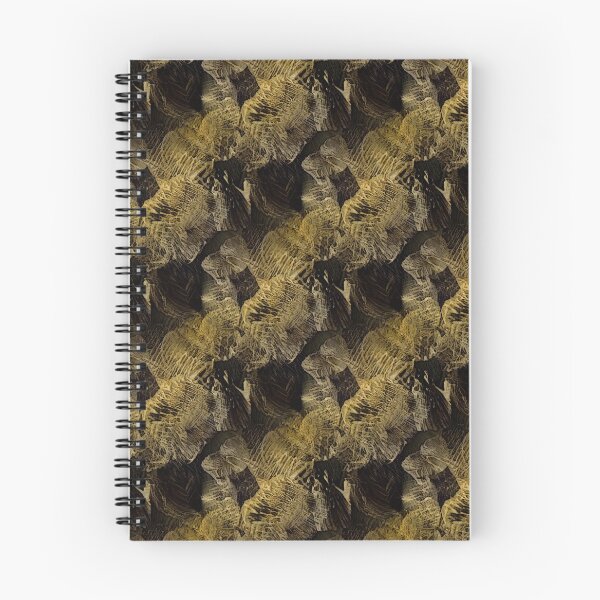 Item preview, Abstract Floral Pattern in Amber Brown designed and sold by Artistestella.