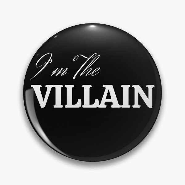 Item preview, White Text I'm The Villain designed and sold by BLAAAAASK.