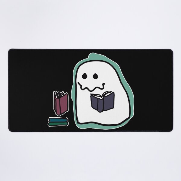 Item preview, White Border Ghost Reading A Book designed and sold by BLAAAAASK.