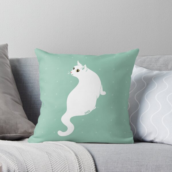 Item preview, Interested White Cat designed and sold by jastinamor.