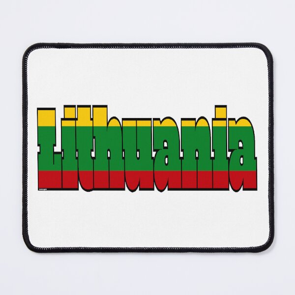 Item preview, Lithuania Font with Lithuanian Flag designed and sold by Havocgirl.