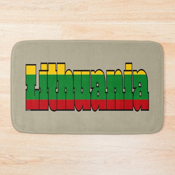 Item preview, Lithuania Font with Lithuanian Flag designed and sold by Havocgirl.