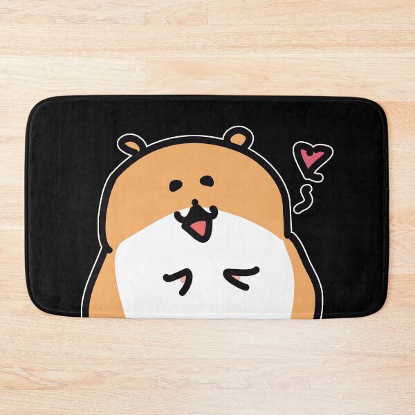 Item preview, White Border Chibi Hammie With Heart designed and sold by BLAAAAASK.