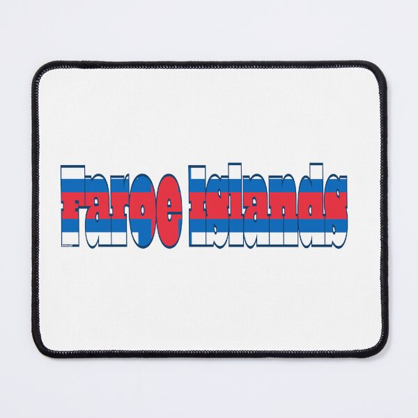 Item preview, Faroe Islands Font with Faroe Islander Flag designed and sold by Havocgirl.