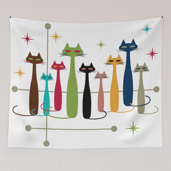 Item preview, Mid-Mod Cats designed and sold by dwarmuth.