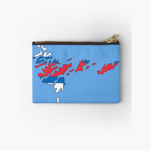 Item preview, Faroe Islands Map with Faroese Flag designed and sold by Havocgirl.