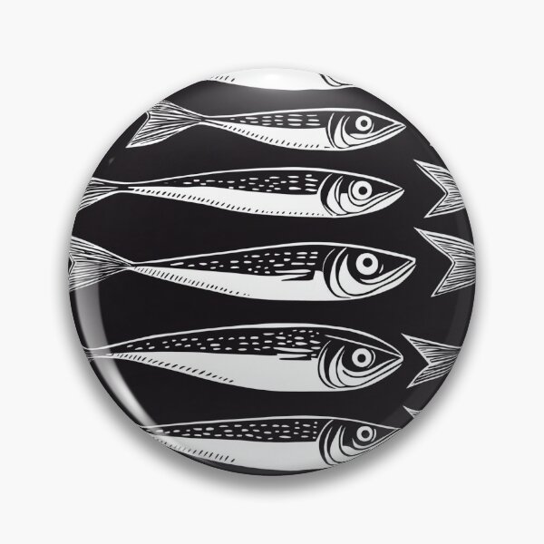 Item preview, Smart School of Swimming Sardines designed and sold by Vicki Noble Art.