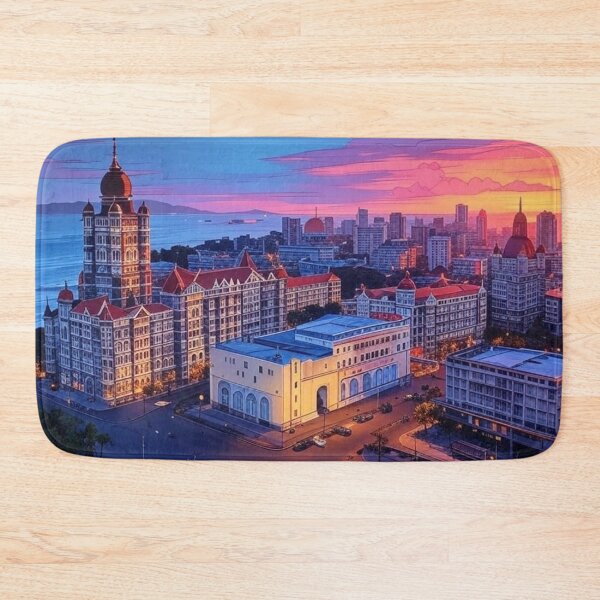 Item preview, Mumbai Skyline Taj Hotel designed and sold by Places On Earth.