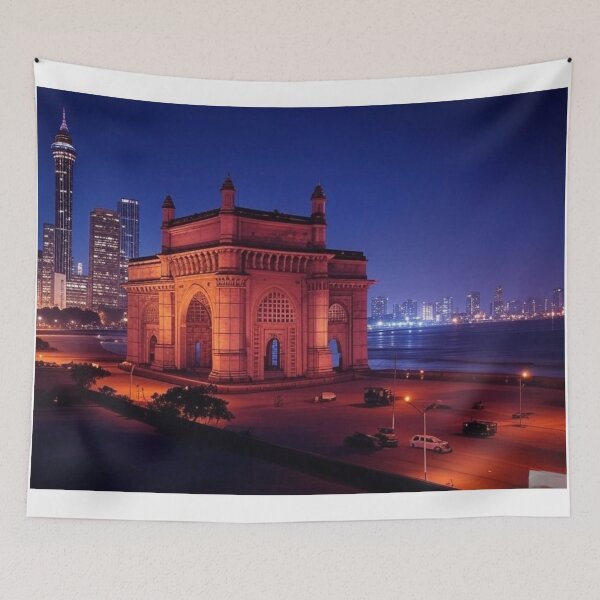 Item preview, Mumbai Skyline Gateway of India designed and sold by Places On Earth.
