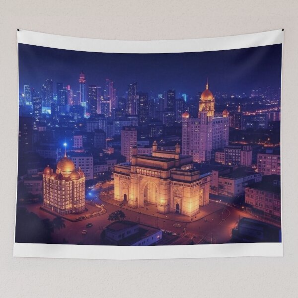 Item preview, Mumbai Skyline Beach designed and sold by Places On Earth.