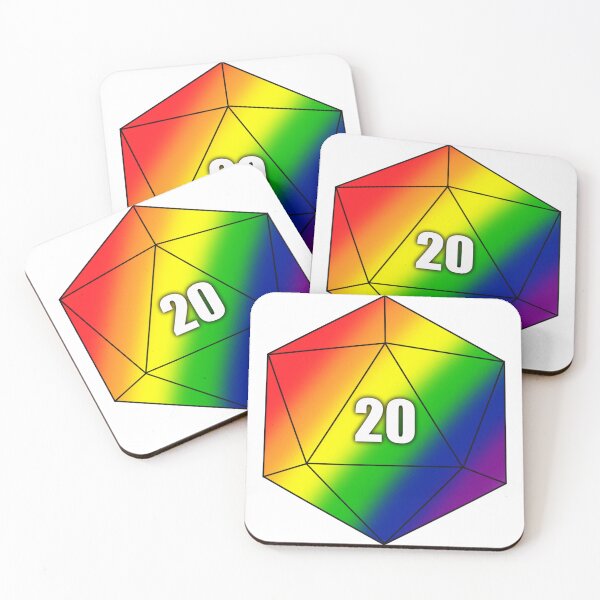 Item preview, D20 Rainbow designed and sold by Whylimecreates.