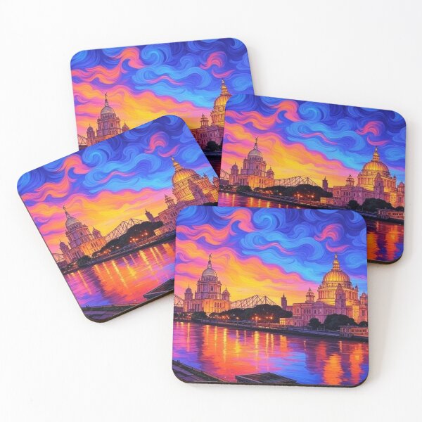 Item preview, Kolkata Skyline Victoria Memorial designed and sold by Places On Earth.