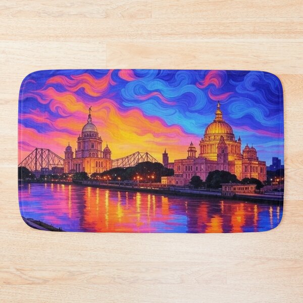 Item preview, Kolkata Skyline Victoria Memorial designed and sold by Places On Earth.