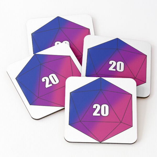 Item preview, D20 Bisexual  designed and sold by Whylimecreates.