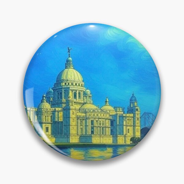 Item preview, Kolkata Skyline Victoria Memorial designed and sold by Places On Earth.