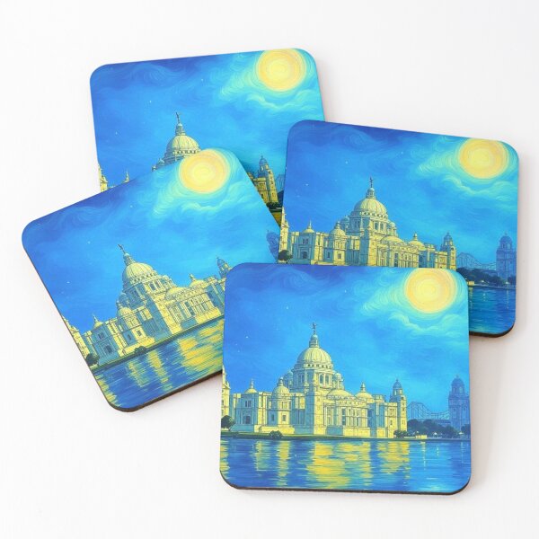 Item preview, Kolkata Skyline Victoria Memorial designed and sold by Places On Earth.