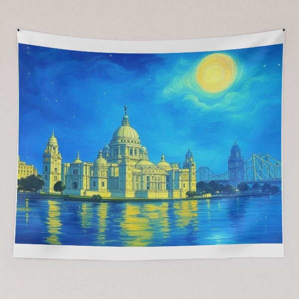 Item preview, Kolkata Skyline Victoria Memorial designed and sold by Places On Earth.