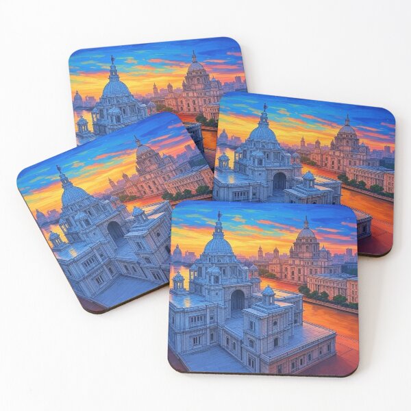 Item preview, Kolkata Skyline with Victoria Memorial designed and sold by Places On Earth.