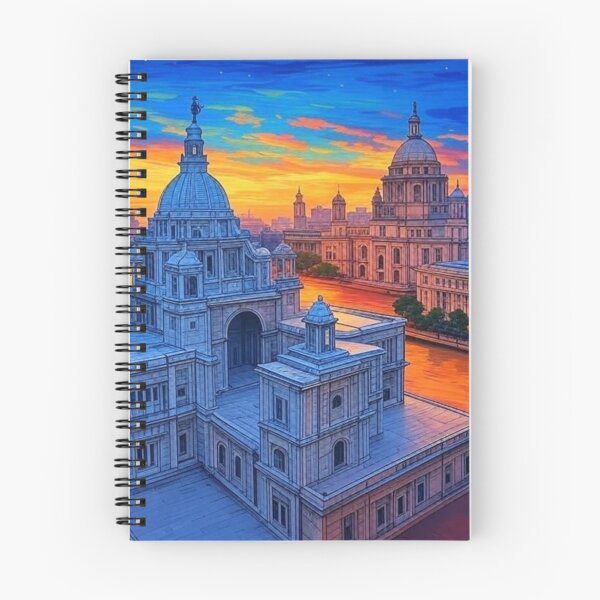 Item preview, Kolkata Skyline with Victoria Memorial designed and sold by Places On Earth.