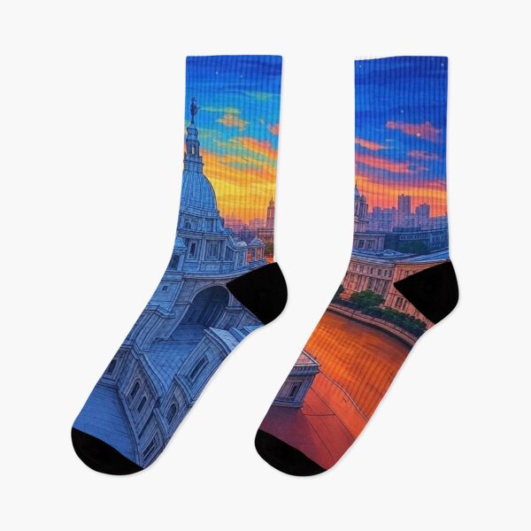 Item preview, Kolkata Skyline with Victoria Memorial designed and sold by Places On Earth.