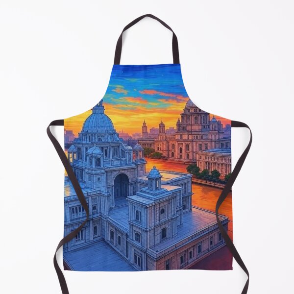 Item preview, Kolkata Skyline with Victoria Memorial designed and sold by Places On Earth.