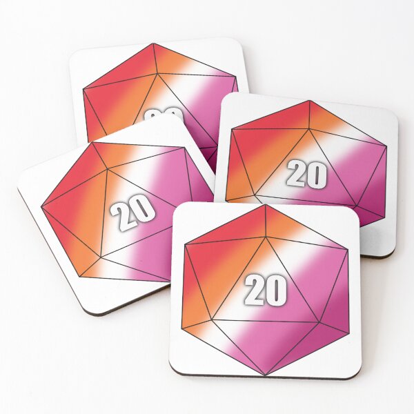 Item preview, D20 Lesbian designed and sold by Whylimecreates.