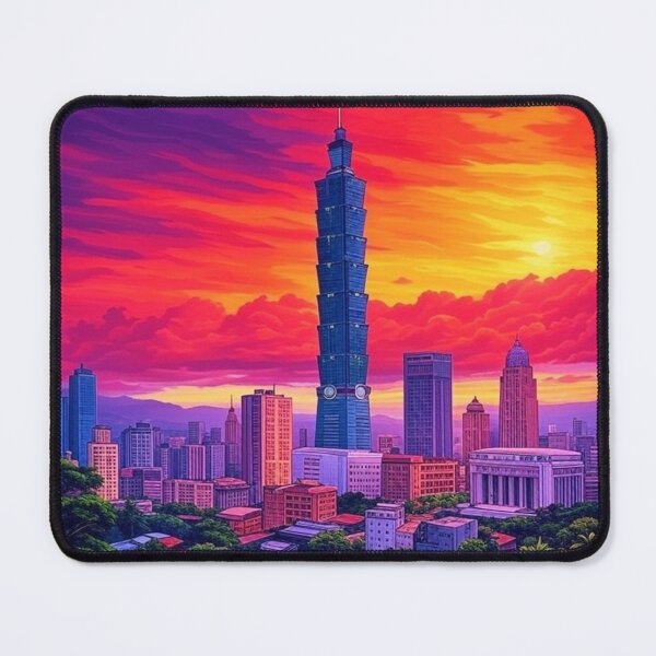 Item preview, Taipei Skyline Sunset designed and sold by Places On Earth.